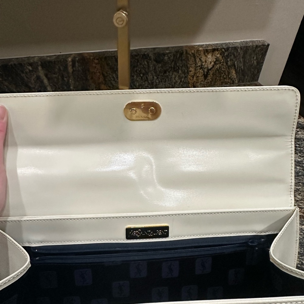 ✨💎VINTAGE💎✨Japan Exclusive YVES SAINT LAURENT Bagw/COA, Card, dusty. - Picture 8 of 16